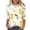 XQNR18-Yellow, variant on VKOYWKM Easter Shirts Women 3/4 Sleeve Tops Easter Eggs Bunny Rabbit Graphic T Shirts Crew Neck Casual Cute Tops Easter Shirt for Women