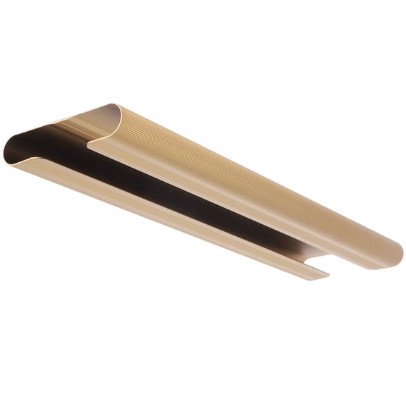 RENACLIPY Stainless Steel Wine Glass Rack Under Shelf Holder, Golden Finish, Compact Design for Kitchen and Bar Storage