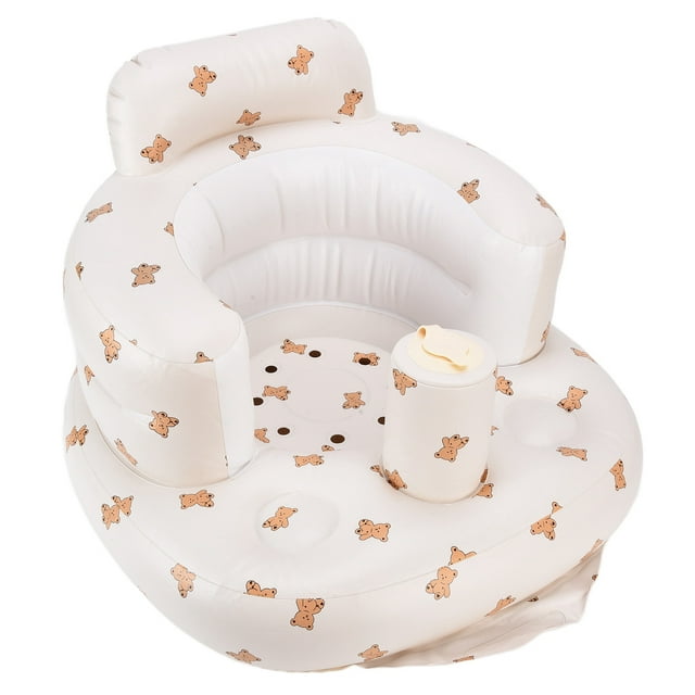 Silla para comer para bebés, taburete de baño inflable multifuncional de PVC para bebés, silla de baño para bebés, artesanía excepcional