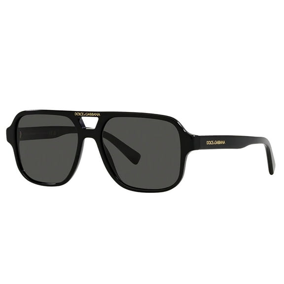 Dolce & Gabbana DX 4003 Plastic Childrens Pilot Sunglasses Black 50mm Child