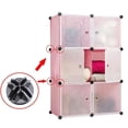thumbnail image 4 of Sistemas de guardarropa negro 40 piezas Cables de cubo Conector de cubo de almacenamiento de plástico ABS Conector de gabinete de almacenamiento blanco Conector de cubo de almacenamiento, 4 of 5