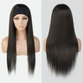thumbnail image 3 of STUDIOCUT BY PROS Headband Wig 28 Inch Straight Quick Wrap Headband Wig Long Straight Wigs for Black Women High Heat Resistant Synthetic Wigs HBW003 (2-DARKBROWN), 3 of 7