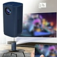 Vuygyu Projector with Screen Bundle Video Beam Mini Stencil Projector