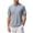 Mens Shirts Gray, variant on Quarter Zip Pullover Men Short Sleeve Stand Collar Athletic Sports Casual Outodoor Workout Shirt Fathers Gift