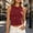 *Wine, variant on ClodeEU Women's Crewneck Sleeveless Cinched Waist Tank Top,Casual Solid Color Slim Fit Top Army Green,Women's Plus L