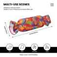 thumbnail image 2 of Candy Pillow With Pillow Core 24.6×9.8in Durable Cord Opening And Closing Design Waterproof And Easy To Install Red Tie Dye Background Rainbow Colors (5), 2 of 8