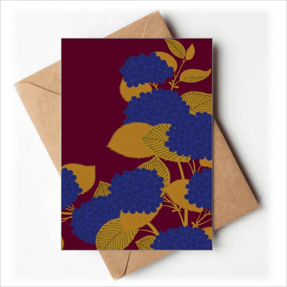 painting japanese culture flower blue Greeting Cards You are Invited Invitations