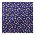 thumbnail image 4 of Bimba Blue Russian Doll Mix Printed Pure Silk Scarf For Hair Neck Head Bandanas For Women 40 x 80 Inches, 4 of 6