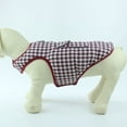 thumbnail image 3 of Dog Vest Fashion Reversible Plaid Pattern Dog Clothes Dog Coat Pet Jacket, 3 of 9