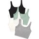 thumbnail image 2 of 4 piezas de cuello redondo sin mangas de punto acanalado para mujer Negro Beige Menta Verde Gris XL Negro Beige Menta Verde Gris XL Xishao ropa, 2 of 2
