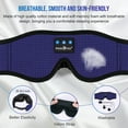 thumbnail image 4 of MUSICOZY Sleep Headphones Bluetooth Headband Breathable 3D Sleeping Headphones, Wireless Music Eye Mask Sleep Earbuds for Side Sleepers Women Office Air Travel Cool Tech Gadgets Unique Gifts, 4 of 7