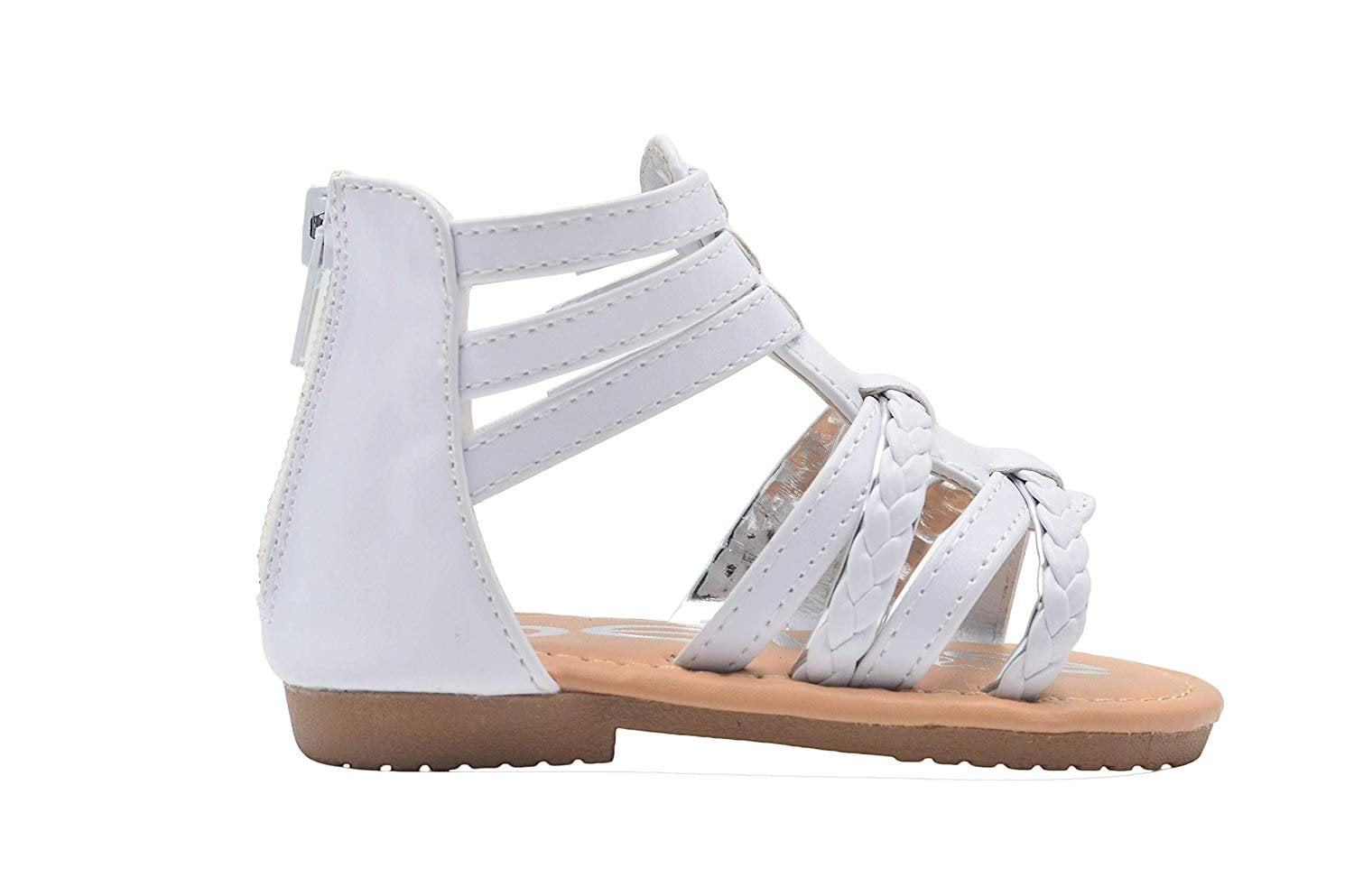 bebe Girls Strappy Gladiator Sandal Toddler//Little Kid//Big Kid