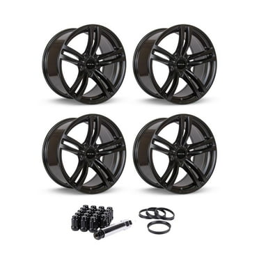 18 Inch Black Rims (Set of 4) for 2010-2024 Chevrolet Camaro, RTX 81581-BY