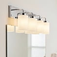 thumbnail image 2 of Merry Collection Four-Light Etched Glass Bath Vanity Wall Light, 2 of 5
