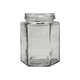 thumbnail image 3 of Paquete de 12 Frascos de Vidrio Hexagonal 250ml con Tapa Twist-Off | Ideal para Mermeladas, Conservas y Dulceros | Grado Alimenticio | Tapa Negra, 3 of 6