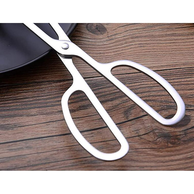 3 Pack Stainless Steel Scissor Tongs, Kitchen Tongs for Cooking