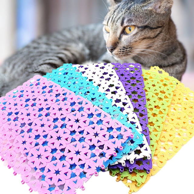 Pet Cage Pads Easy Cleaning Hollow Design Safe Dog Cat Rabbit Cage Filter Water Pads for Indoor