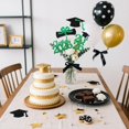 thumbnail image 3 of Cake Toppers SakFestivo 16 piezas para graduación, adornos verdes, 3 of 4