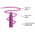 thumbnail image 3 of Lápiz delineador de labios ColourPop V CUTE Bright Violet Matte, 3 of 4