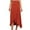 Red, variant on Fesfesfes Skirts for Women Casual One-Piece Lace Up Skirt Irregular Hip Pack Solid Color Skirt