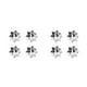 thumbnail image 2 of Moldes para tartas Toystoory Surtido de 4 piezas molde portátil de Acero inoxidable para Mousse, 2 of 6