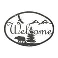 thumbnail image 1 of Village Wrought Iron WEL-193 Medium Bear Welcome Sign, 1 of 1