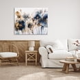 thumbnail image 3 of Stupell Industries Navy & Gold Abstraction Botanical & Floral Painting Gallery Wrapped Canvas Print Wall Art, 48 x 36, 3 of 8