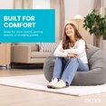 thumbnail image 4 of Intex 68579EP Chaise Longue Gonflable Sans Haricots 42 x 41 x 27 Pouces, Gris, 4 of 6