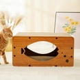 thumbnail image 4 of Rascador para gatos Casa Cartón Ampliamente utilizado Tamaño 55x29x28cm Dos pisos de espacio utilizado gatos Protector de muebles, 4 of 9