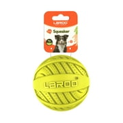 LaRoo Squeaky Dog Ball, Interactive Dog Toys for Boredom, Non-Toxic Bpa-Free, Ultra Durable Natural Rubber Training Squeaky Pet Toys for Large Medium Small Dogs