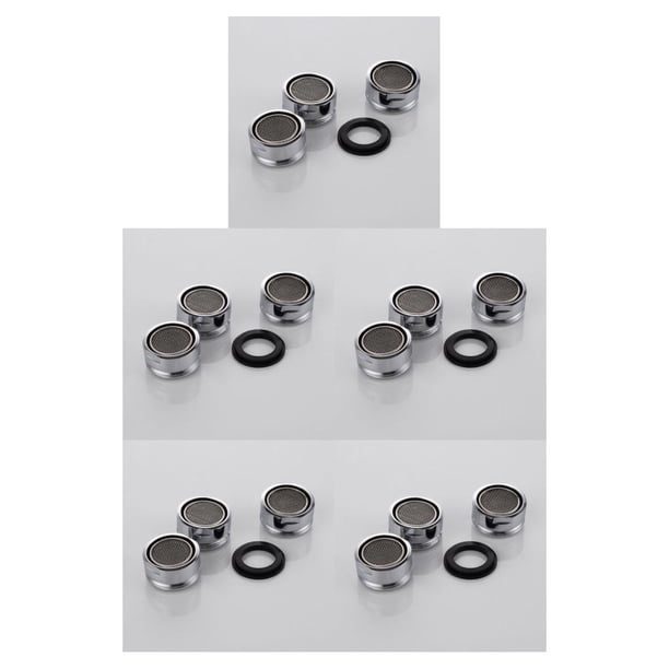 Matsuzay Aireador de grifo de acero inoxidable, rociador de grifo antisalpicaduras, filtro de boquilla para grifo de baño de cocina, 3/5 Uds Type2 NO2 Matsuzay CBP435823