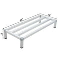 thumbnail image 5 of Yeshouse ExploreHorizon Aluminum Dunnage Rack| 1000 Lb Capacity Heavy Duty Storage Shelf | NSF Certified Low Platform for Kitchen, Restaurant, Supermarket, Grocery Store, Floor Protection, 5 of 7