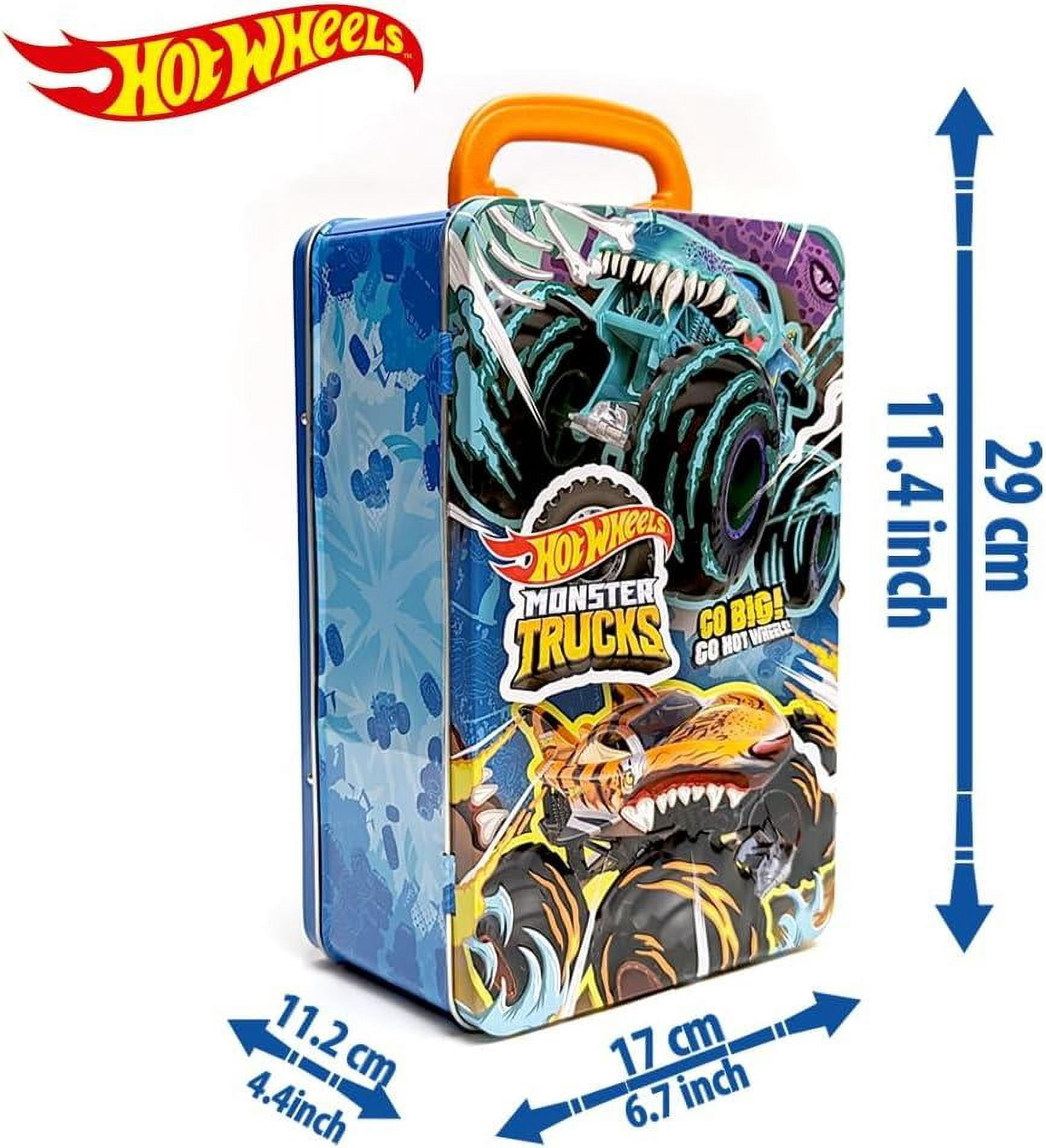Hot Wheels Monster Trucks Storage Carry Case