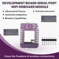 thumbnail image 5 of Placa de Desarrollo ESP8266 : Módulo Inalámbrico WiFi, Puerto Serie, Compatible con para IoT, Conectividad Mejorada MINI D1 ESP-07S, 5 of 5