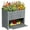 Gray, variant on NAIZEA Raised Bed Garden Cabinet with Extra Storage Compartments, 34" x 18" x 30" Wooden Planter Box Large Planter Stand Box for Herbs, Vegetables, Flowers Backyard Patio Gardening Balcony