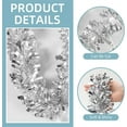 thumbnail image 3 of 6 Pack Christmas Tinsel Ribbon,70.8Inch Metalic Twist Tinsel Garland,Hanging for Christmas Tree,Fireplaces,Door, New Year Birthday Party (Silver), 3 of 7