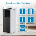 thumbnail image 3 of EastVita Portable Air Conditioner 8000 BTU, Air Conditioners for Room up to 350 sq.ft.(15x20 ft²), Compact Indoor AC Unit, 3 of 9