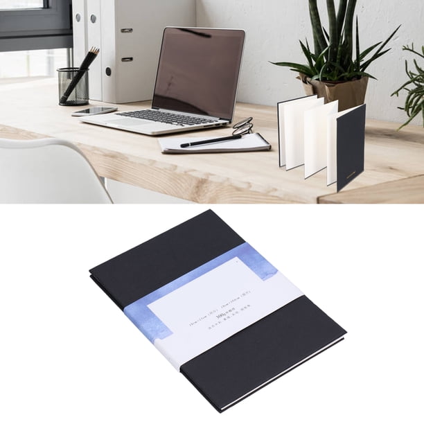 Libro De Dibujo, Libro De Acuarela Diseño Plegable Uso Profesional Ampliamente Utilizado Cubierta Negra Para Estudiantes Para Pintura De Acuarela Para Pintura De Bocetos Para