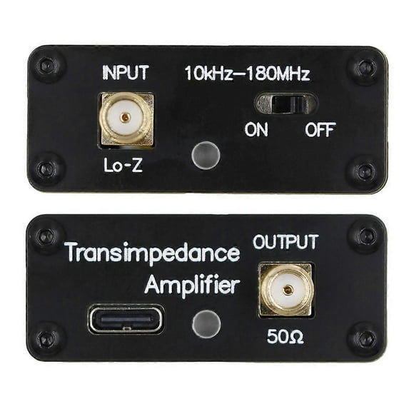 Mini Loop Antenna High Impedance Amplifier 10kHz-180MHz with Low Impedance Converter for Radio Walki