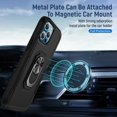 thumbnail image 4 of Funda protectora Yjmei para iPhone 13 Pro Max CHAO diseño con anillo giratorio 360 grados doble capa a prueba de golpes TPU y PC, 4 of 5