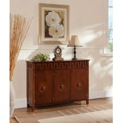 Kings Brand Furniture Wood Console Sideboard Buffet Table with Storage, Walnut