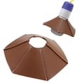 thumbnail image 4 of TIMIFIS Leather Lampshade Splicing Leather Lampshade Spotlights Outdoor Camping Flashlight Lampshade, 4 of 6