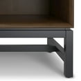 thumbnail image 6 of Simpli Home Banting SOLID HARDWOOD 20 inch Wide Industrial Mid Century Nightstand in Walnut Brown, 6 of 7