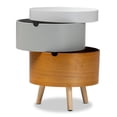 thumbnail image 2 of Baxton Studio Elison Table d'Appoint en Bois à 3 Niveaux Multicolore, 2 of 6