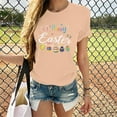 thumbnail image 5 of Birdeem Mode Femmes Décontracté Imprimé Chandail à Manches Courtes T-Shirt Hauts Blouse, 5 of 5
