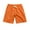 Orange, variant on COSFO Elastic Waist Men's Shorts Solid Drawstring Blue Board Casual Shorts Loose Quick Dry Beach Shorts