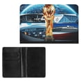 thumbnail image 2 of FIFA Porta Pasaporte y Cartera de Viaje Premium de Cuero PU, Funda de Pasaporte Bloqueo RFID con Ranuras para Tarjetas de Crédito, Estuche para Libro de Pasaporte para Familia 10cm × 15cm, 2 of 6