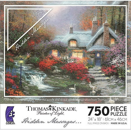 Ceaco 750pc Evening Swan Cottage Th Kink