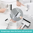 thumbnail image 4 of 2 in 1 Glass Wiper Window Cleaning Head Cleans Cloth Brush Washable Double-sided Clean Brushes Long Handle Kitchen Cleans Cloth Tools, 4 of 8