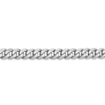 thumbnail image 3 of 14k WG 5.75mm Beveled Curb Chain in 14k White Gold, 3 of 3